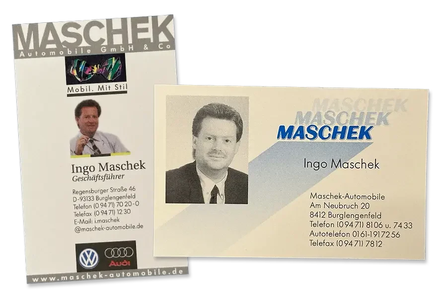 Maschek Visitenkarten 1991